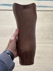 Prosthetic Leg Trulife Below Knee No Foot Carbon Fiber Brown