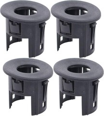4Pcs Black Rear Bumper Parking Aid Assist Sensor Bracket Bezel Housing 258447