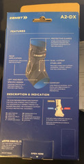 Zamst A2-DX Ankle Brace Large Right Foot Strong Support New Open Box