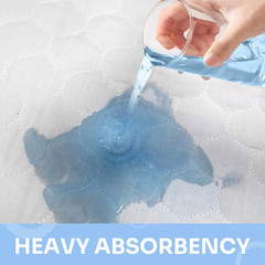 Ultra Soft 4-Layer Quilted Bed Pads 18″x24″ (3 Pack) – Heavy Absorbency