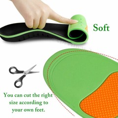 Orthotic Insoles High Arch Support Inserts Plantar Fasciitis Flat Feet Foot Pad