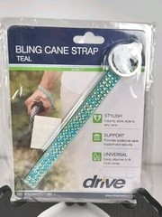 Drive Bling Walking Cane Wrist Strap For Support Teal