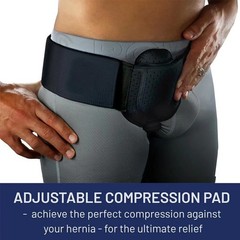 Hernia Support Belt Men Truss For Inguinal With 2 Removable Compression Pads US