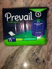 Prevail Fluff Underpad Help Keep Beds Dry and Clean Soft Absorb Large 15 Count