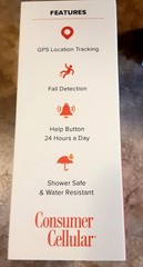 CONSUMER CELLULAR® ~ IRIS ALLY Medical Alert Device • Complete