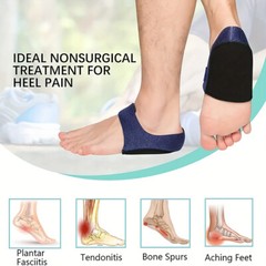 1/2 Pair Heel Cups Plantar Fasciitis Heel Support Protector Pad For Foot Pain US