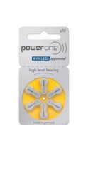 Power One P10 Hearing Aid Battery, 60 Pieces Made in Germany Exp. 09/24 NEW