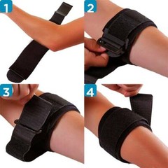 Tennis Elbow Brace Strap Tendonitis Golfers Band Golf Pain Relief Pad Support