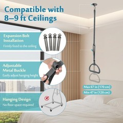 Elderly Bed Trapeze Lift Bar, Hospital Bed Mobility Assist, Ceiling Grab Bar, St