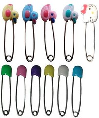 Extra Large Diaper Pins – Very Sharp Stainless With All Plastic Head