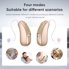 Wireless Bluetooth APP BTE Rechargeable Programmable Digital Hearing Aids