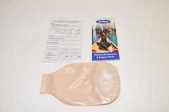 16 Nu-Hope Deep Convex Ostomy Pouches & Skin Barrier Med Oval Foam Drainable