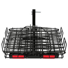 Folding Rear Basket Accessory For Mobility Scooters Power Chairs w/Hitch Receive