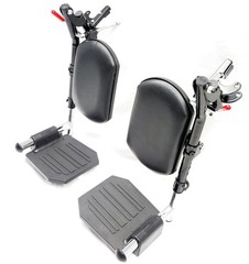 Elevating Wheelchair Legrests with Padded Calf Pads & Composite Footplates – Fit