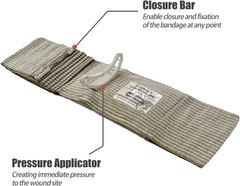 Israeli Style Emergency Bandage 6 Inches Compression Trauma Wound Dressing