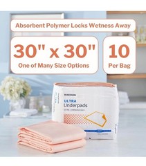 Ultra Underpads, Incontinence Bed Pads 30″ X 30″ [100 Count], Heavy Absorbency,