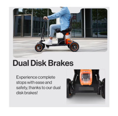 SuperHandy Mobility Scooter Explorer GUT161 Electric Pro 48V 2A