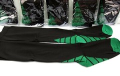 NEW 6 Pr Women’s Compression Socks Black Green 30-35 mmhg Medium Medical Running