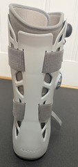 Aircast AirSelect Large Walking Boot Pneumatic Inflatable Walker Brace DJO Gray