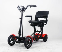 Red/White/Royal Blue Adult Portable Four-wheel Small Foldable Electric Scooter