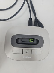 Phonak TVLink ii Base Station, Remote Mic & Cables Accessor Made in Switzerland