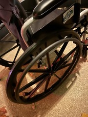 Health Line lightweight transport Folding wheelchair