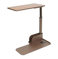 HEALTHLINE Home Adjustable Right Side Bedside Table Overbed Tray Overbed Table
