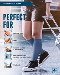 Doctor’s Select 3 Pairs Plus Size X-Large, Blue/Teal/Dark Gray – 3