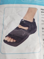 Vive Open Toe Square Toe Post Op Shoe Fracture Medical Shoe Unisex S XL NWT