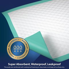 50 Pack Disposable Bed Pads 36 X 36 Inches, Super Absorbent Extra Large Incon…