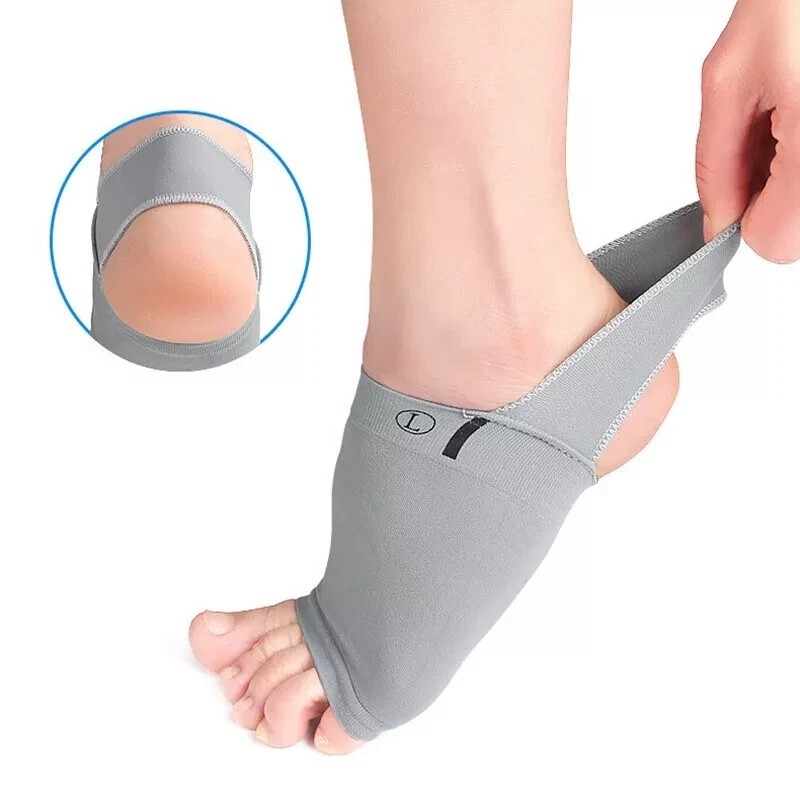 Plantar Fasciitis Compression Gel Pad Arch Support Ankle Foot Wrap Brace Sleeve