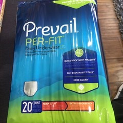 Prevail Per-Fit Adult Underwear PF-512 MEDIUM Xtra Absorbency Pull On Case of 80