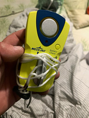 Medline Caregiver Call Button Pendant w/ Lanyard Battery Check Yellow/Blue