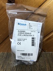 Össur 4 Hole Female Pyramid + ROTATION Prosthetic Part A-245300 NEW