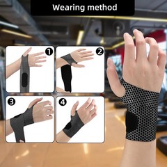 Ultra-Thin Wrist Brace Support for Carpal Tunnel Pain Relief Tendonitis Wraps US