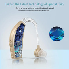 2 PACK Hearing Aids for Seniors Rechargeable with Noise Cancelling