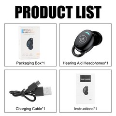 MiNi Hearing Aids Small Digital Invisible In Ear Sound Voice Amplifier Enhancer.