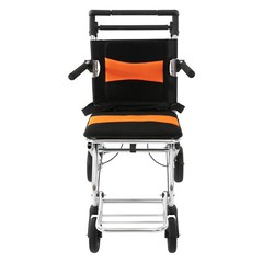 Folding Wheelchair Seniors Portable Travel Transport Wheel Chair 160kg/352.74lb