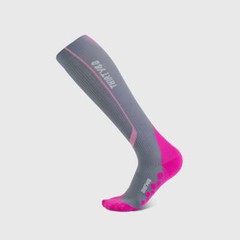 Thirty48 compression socks lg gray pink