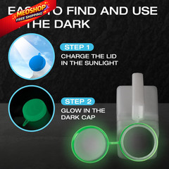 Urinals for Men Glow in The Dark Lid by Tilcare (1 Pack) 1 Count (Pack of 1)