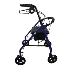 Aluminum Rollator w/6″ Wheels, Black