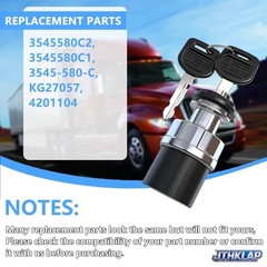 3545580C2 Ignition Switch with Key Compatible with International Trucks