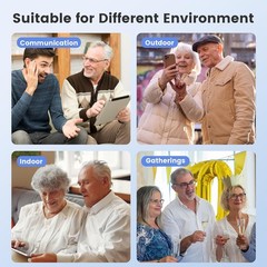 Rechargeable Hearing Aids Bluetooth With Noise Cancelling,OTC Invisible In Ear