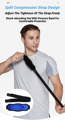 Tennis Elbow Brace Compression Strap Tendonitis Golfers Arm Support Band Adjust