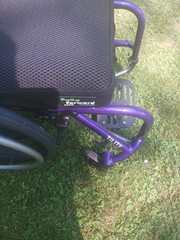Tilite Aero t Ultralight 15″X18″ Rigid Wheelchair rigid frame purple j3 back wow