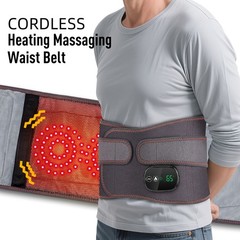 Electric Red Light Infrared Heating Waist Massager Belt Vibration Body Slimming