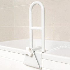Bath Safety Bar Bathtub Rail Grab White Bathroom Shower Handle Tub Adjustable