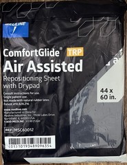 Medline MSC60011 Comfort Glide Air Assisted Repositioning Sheet 44x60in.
