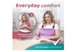 Brand New Treatment Mastectomy Recovery Pillow Purple Plush Support