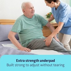 Medline Ultrasorbs Advanced Extra Strength Drypads, 30″ x 36″, 70 Count, 350 LB